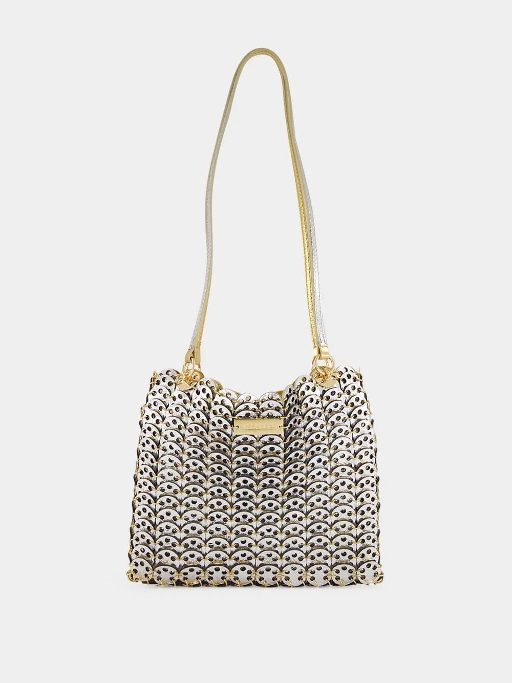1969 Flip Gold and Silver Leather Bag sold by Fashion Clinic product image thumbnail 3
