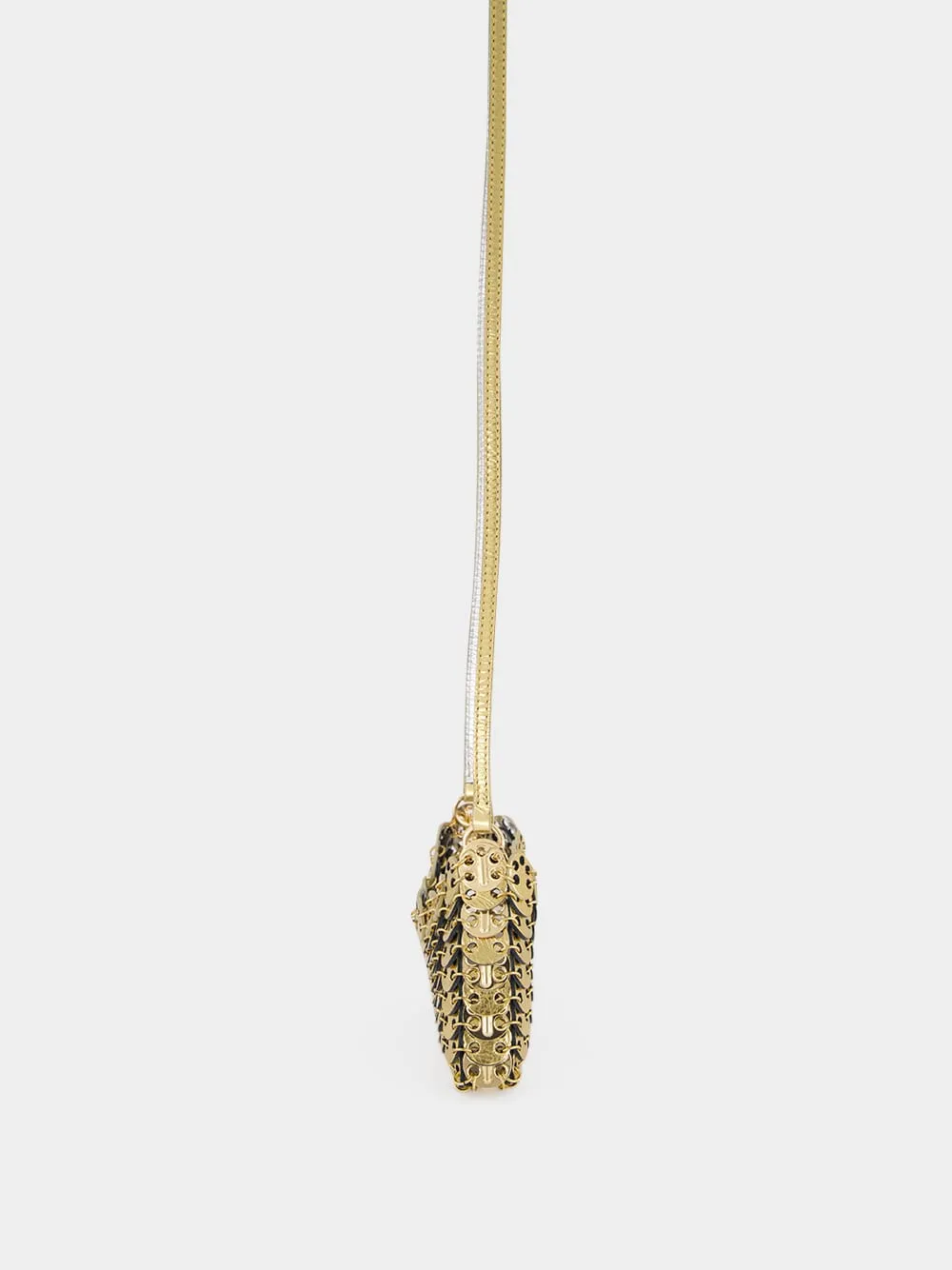 1969 Flip Gold and Silver Leather Crossbody Bag sold by Fashion Clinic product image thumbnail 4