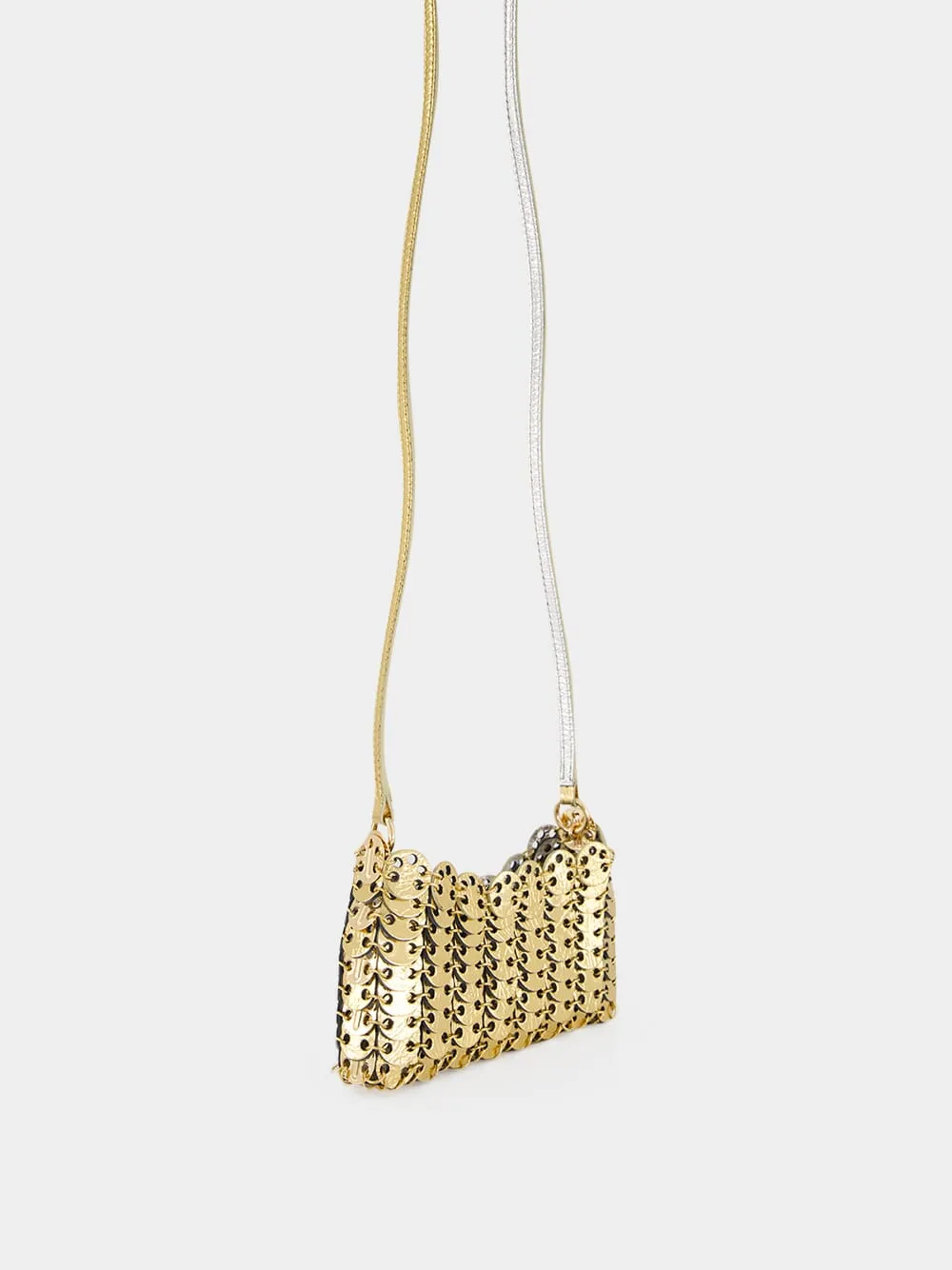 1969 Flip Gold and Silver Leather Crossbody Bag sold by Fashion Clinic product image thumbnail 3