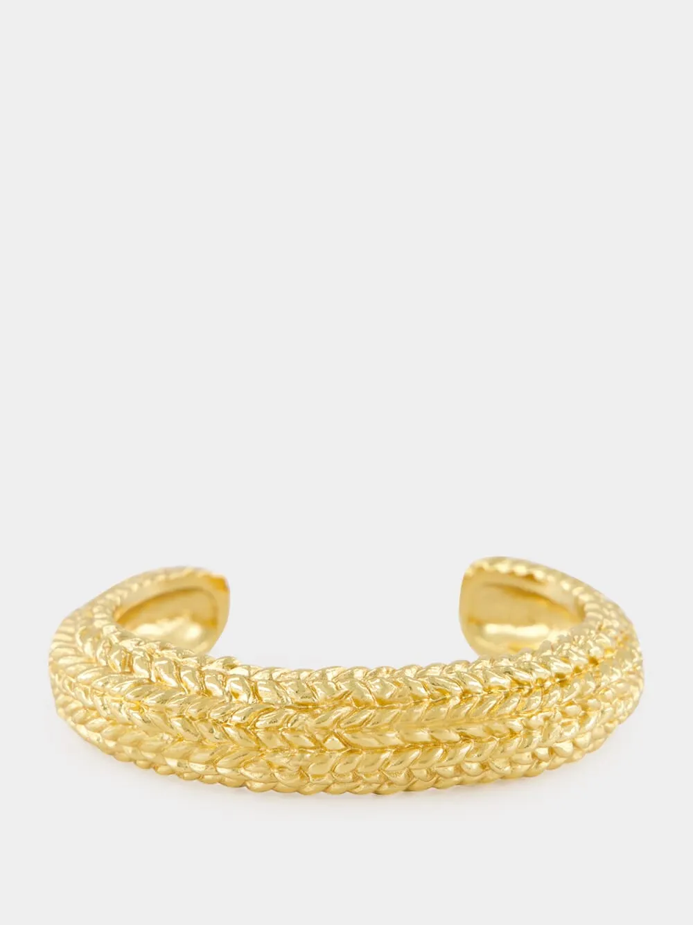 Margo 18K Gold Textured Bracelet sold by Fashion Clinic