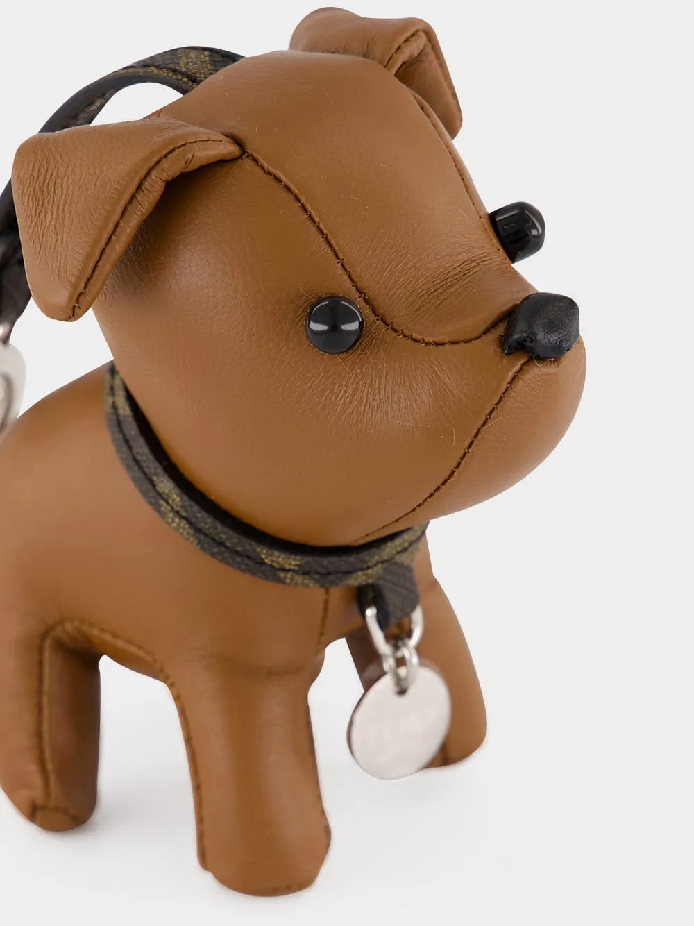 Brown Ito Leather Dog Charm sold by Fashion Clinic product image thumbnail 4