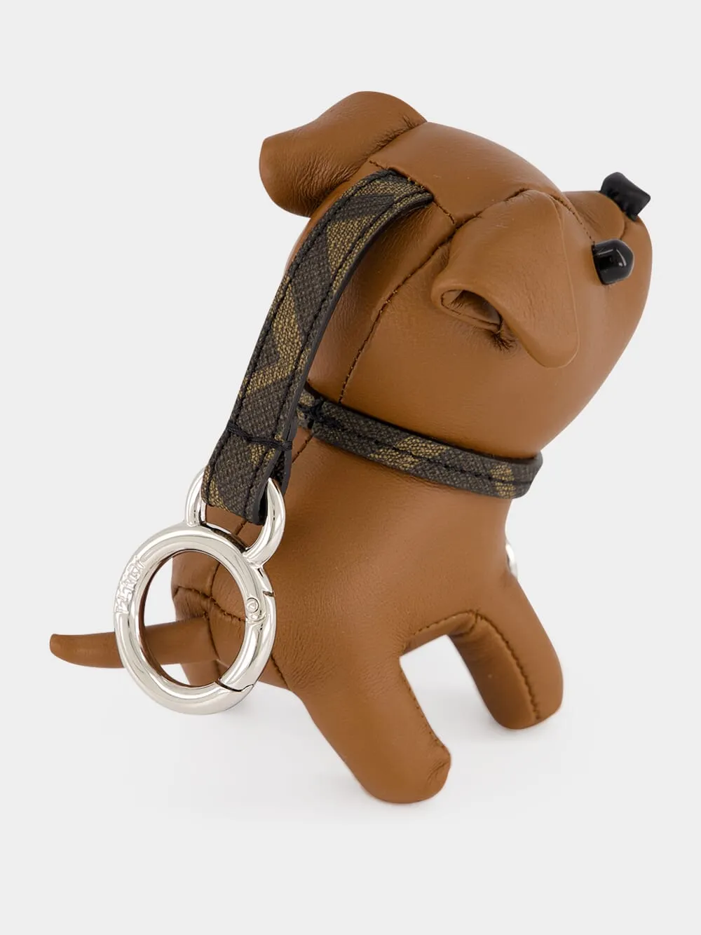 Brown Ito Leather Dog Charm sold by Fashion Clinic product image thumbnail 3