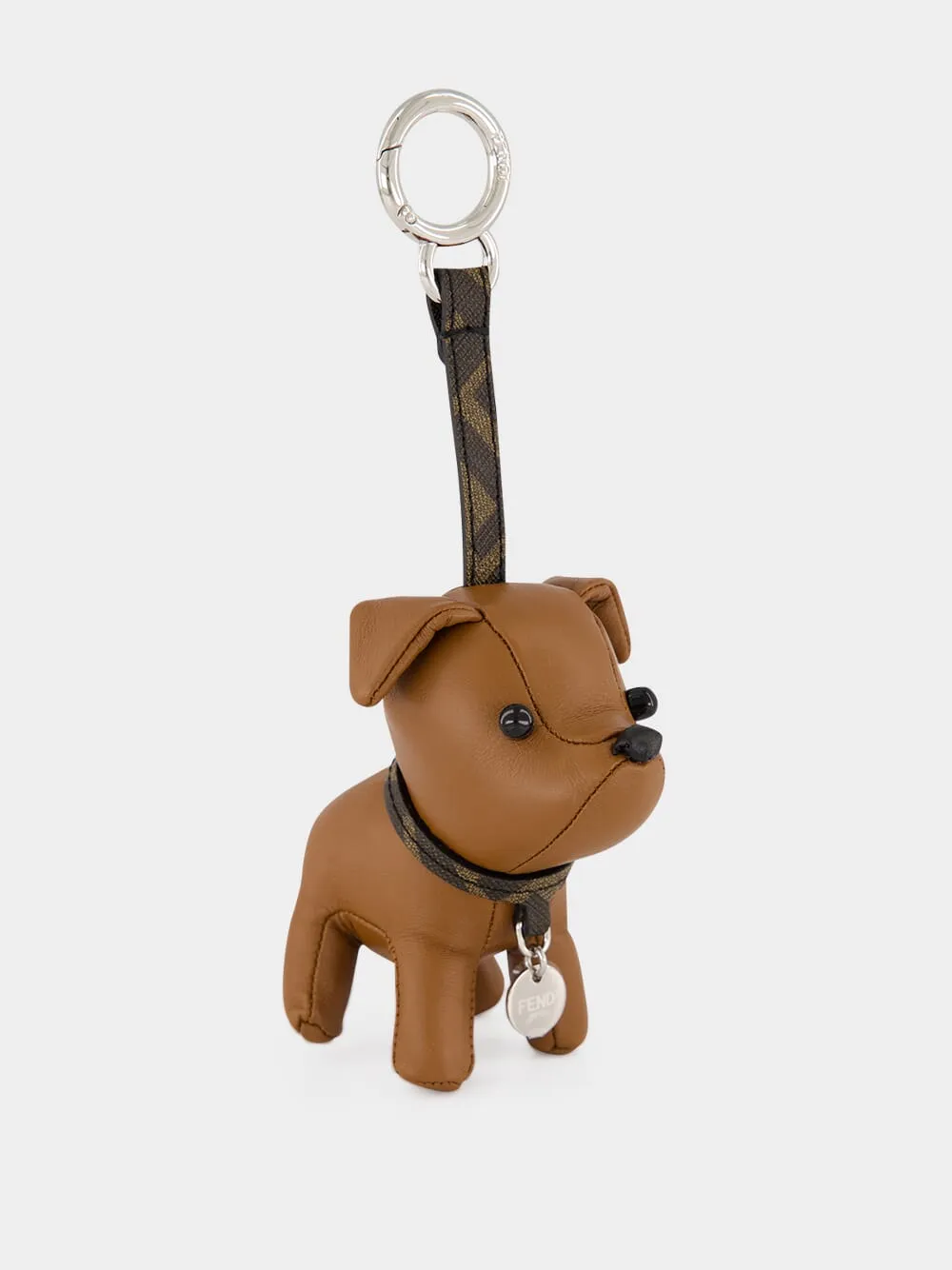 Brown Ito Leather Dog Charm sold by Fashion Clinic product image thumbnail 2