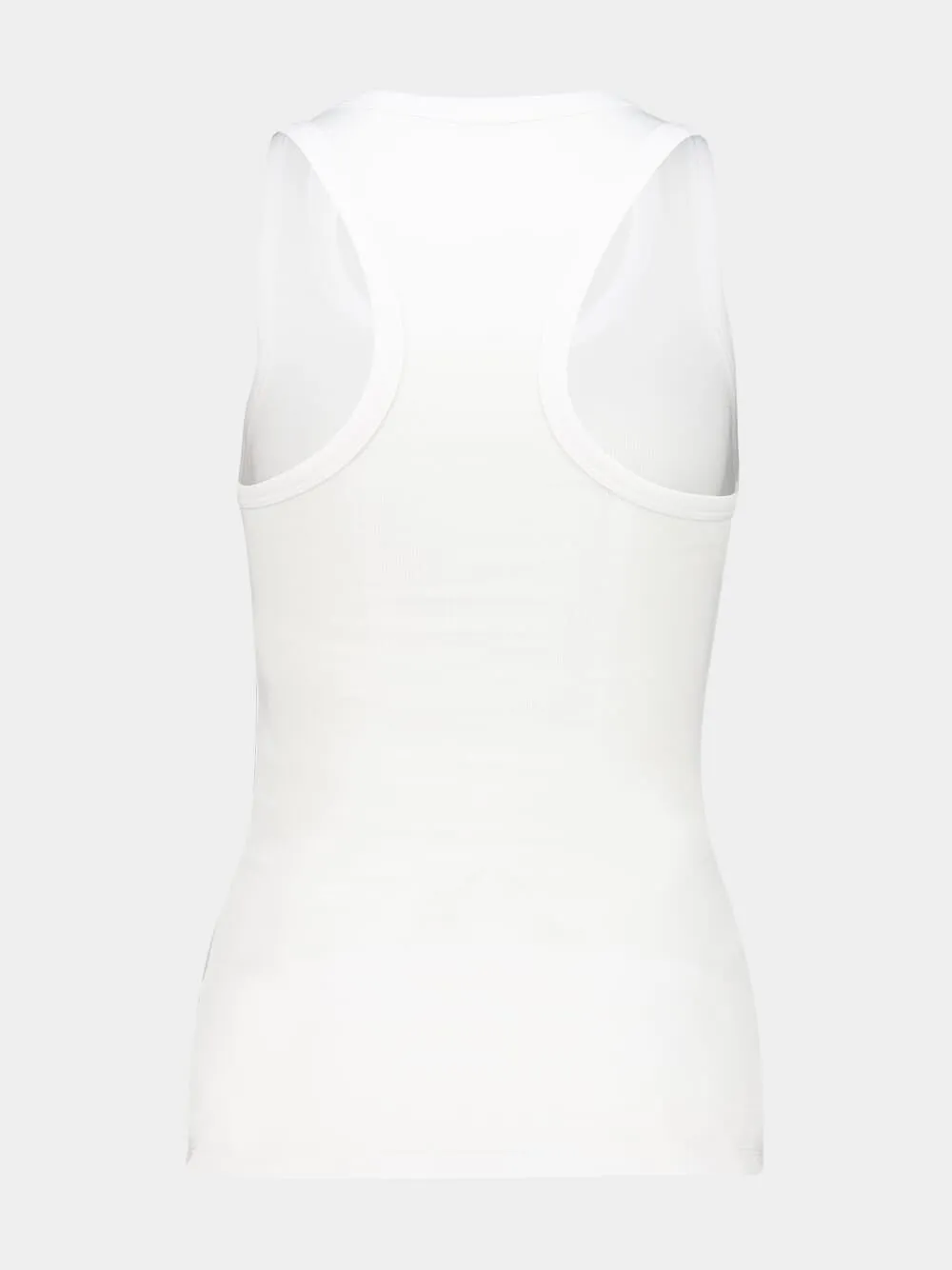 Pure White Crystal Star Racerback Tank Top sold by Fashion Clinic product image thumbnail 3