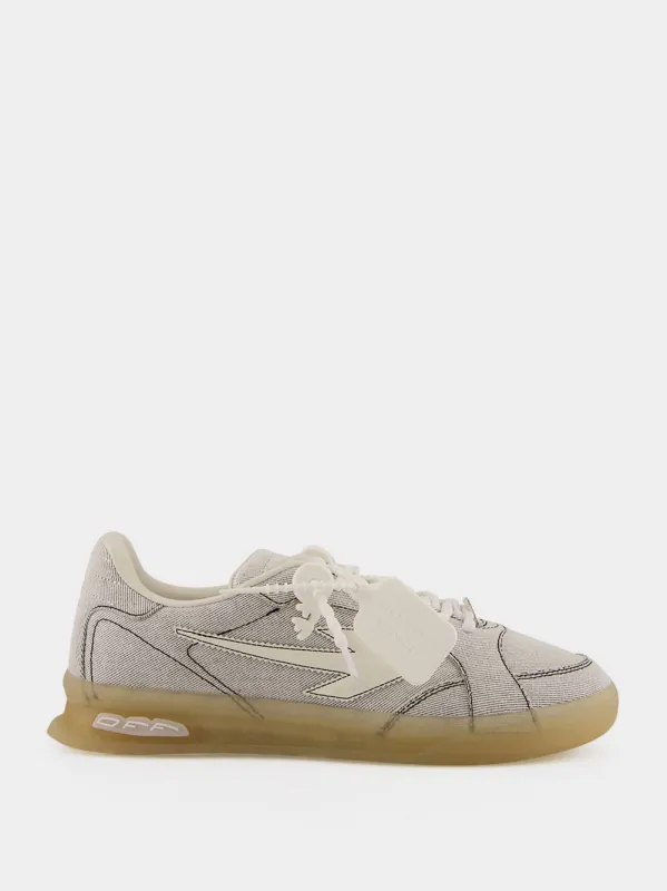 Grey Denim End Of Play Sneakers made by Off-White