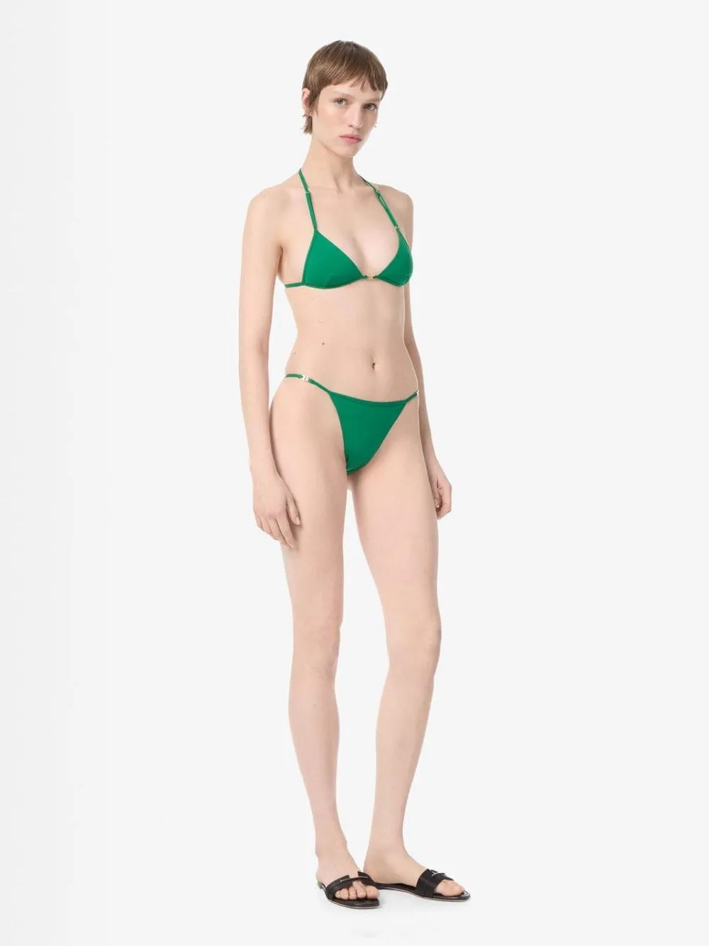 Green Triangle Bikini with T-Trim sold by Fashion Clinic product image thumbnail 2