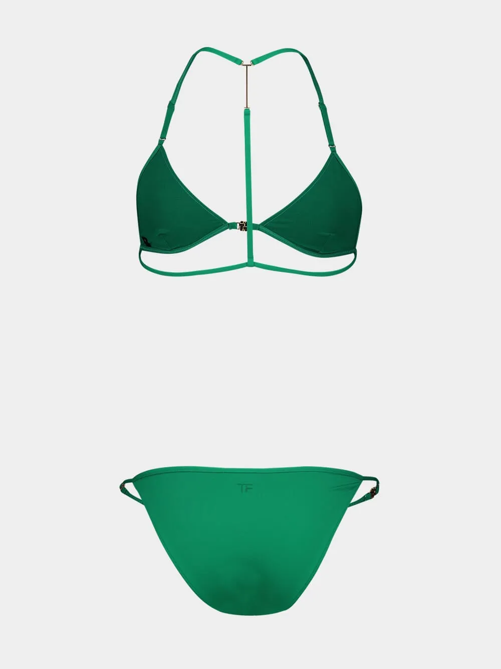 Green Triangle Bikini with T-Trim sold by Fashion Clinic product image thumbnail 3