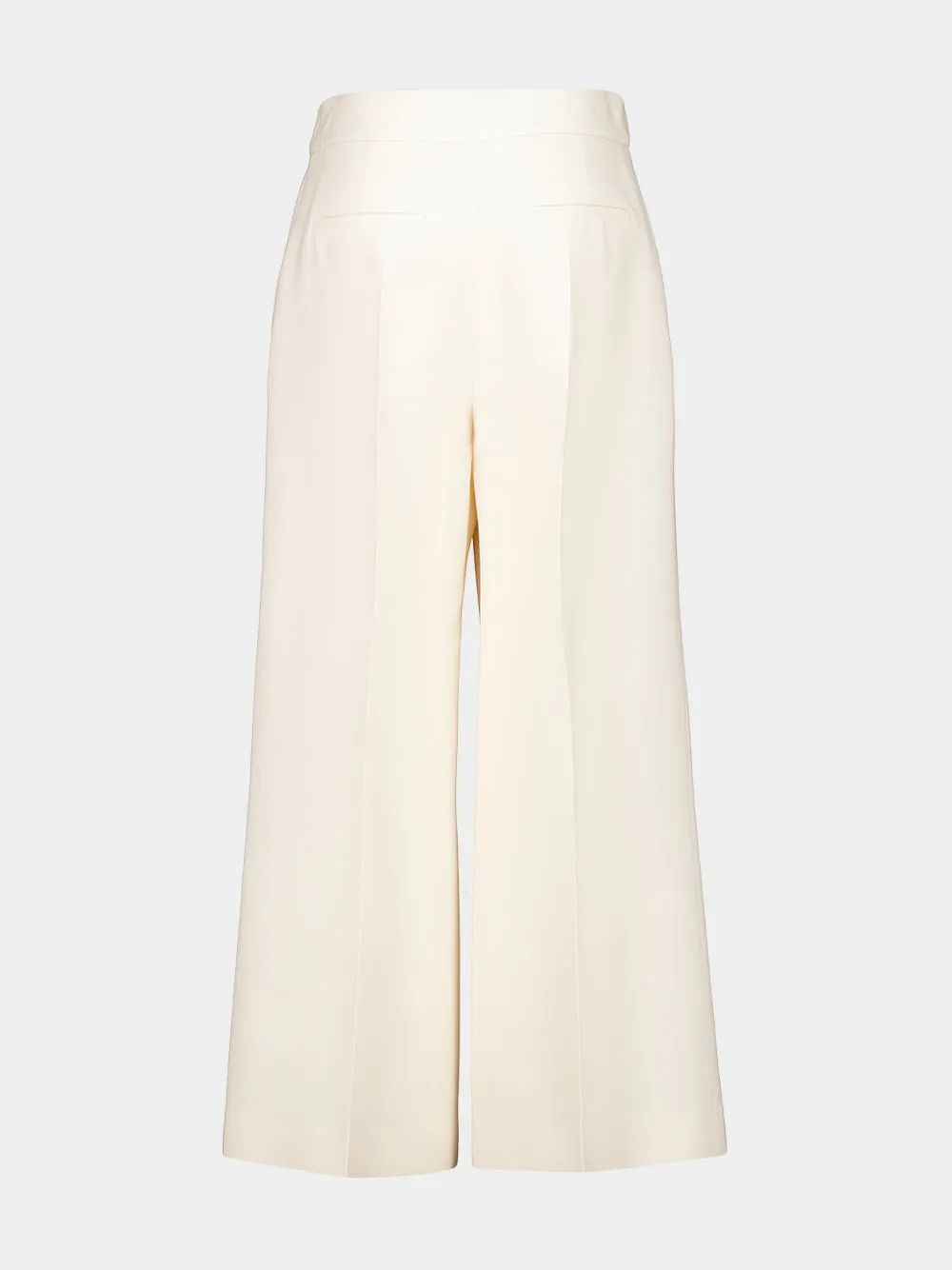 Vanilla Crepe Couture Wide-Leg Trousers sold by Fashion Clinic product image thumbnail 2