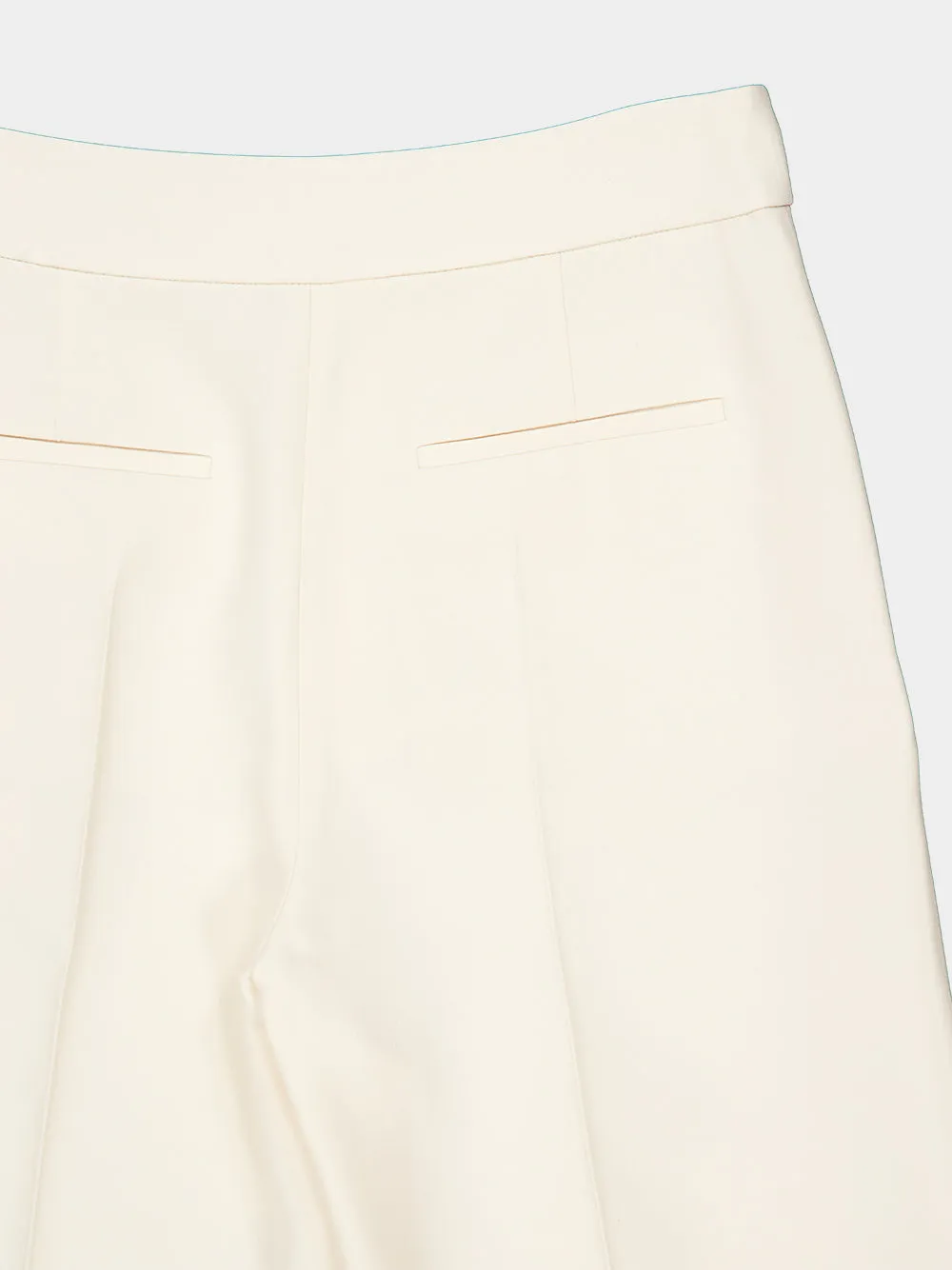Vanilla Crepe Couture Wide-Leg Trousers sold by Fashion Clinic product image thumbnail 5