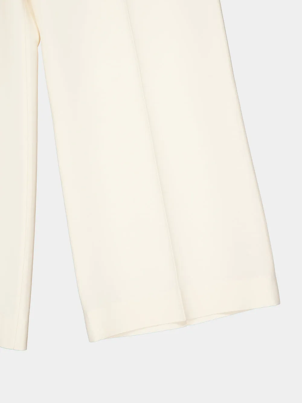 Vanilla Crepe Couture Wide-Leg Trousers sold by Fashion Clinic product image thumbnail 4