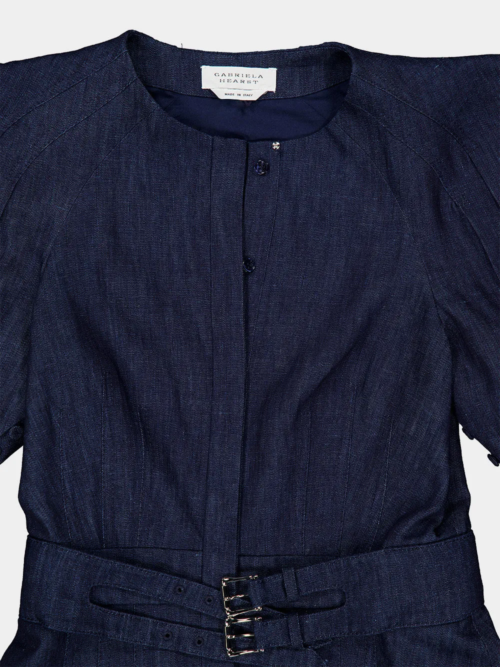 Blue Denim Cotton Patricia Midi Dress sold by Fashion Clinic product image thumbnail 3