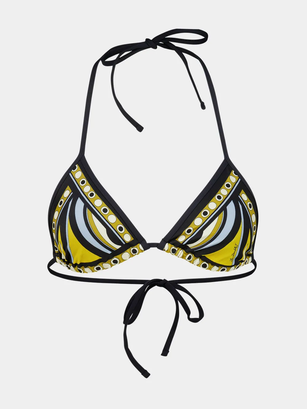 Sanctuary Placée Black Lycra Bikini Top sold by Fashion Clinic