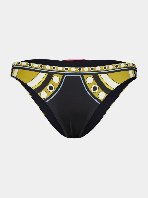 Sanctuary Placée Black Lycra Bikini Bottom made by LA DoubleJ
