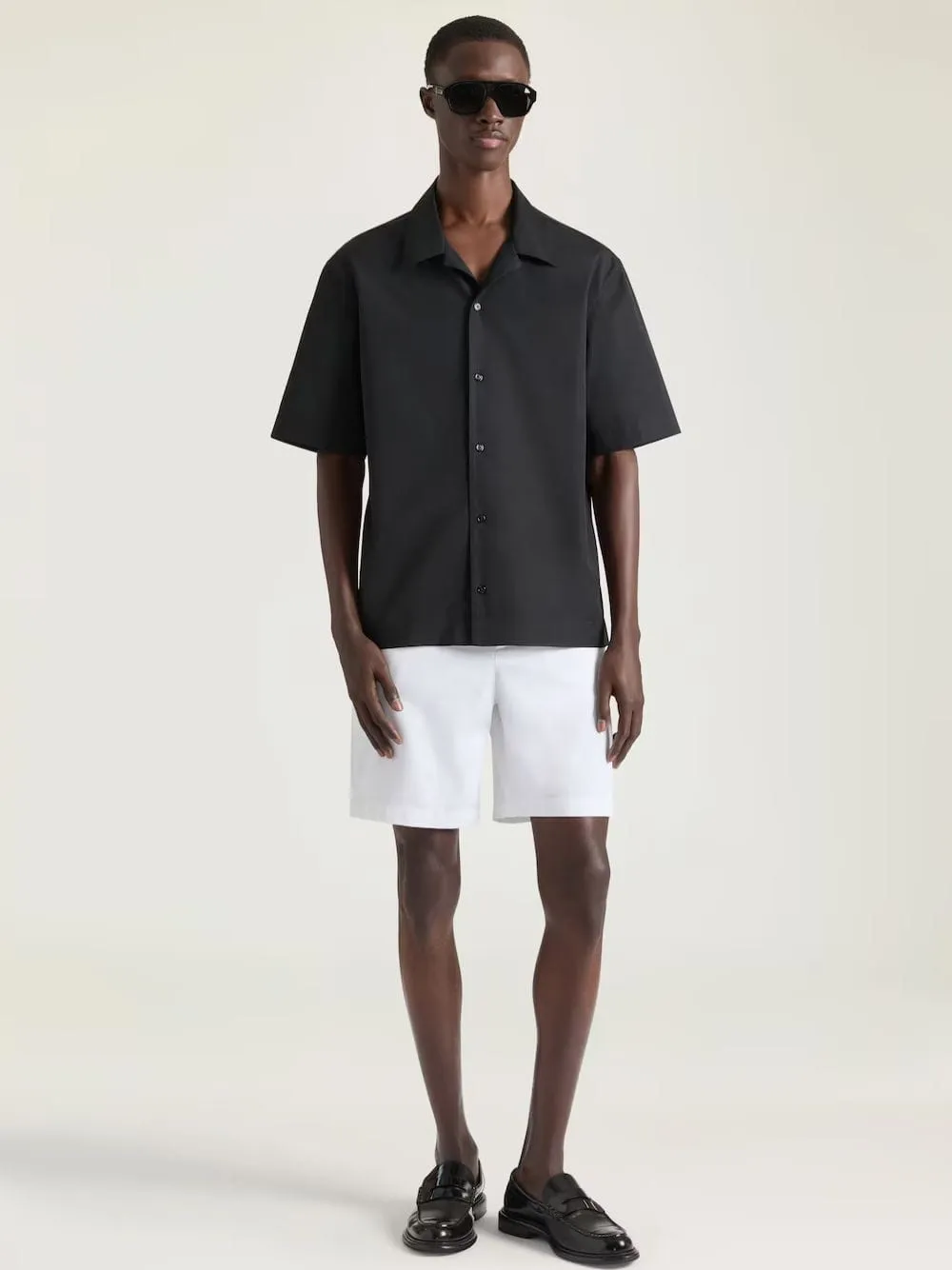 Poplin Shirt with Photographic Negative Print sold by Fashion Clinic