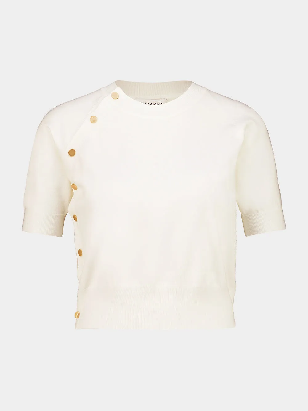 Natural White Mini Minamoto Knit Sweater sold by Fashion Clinic