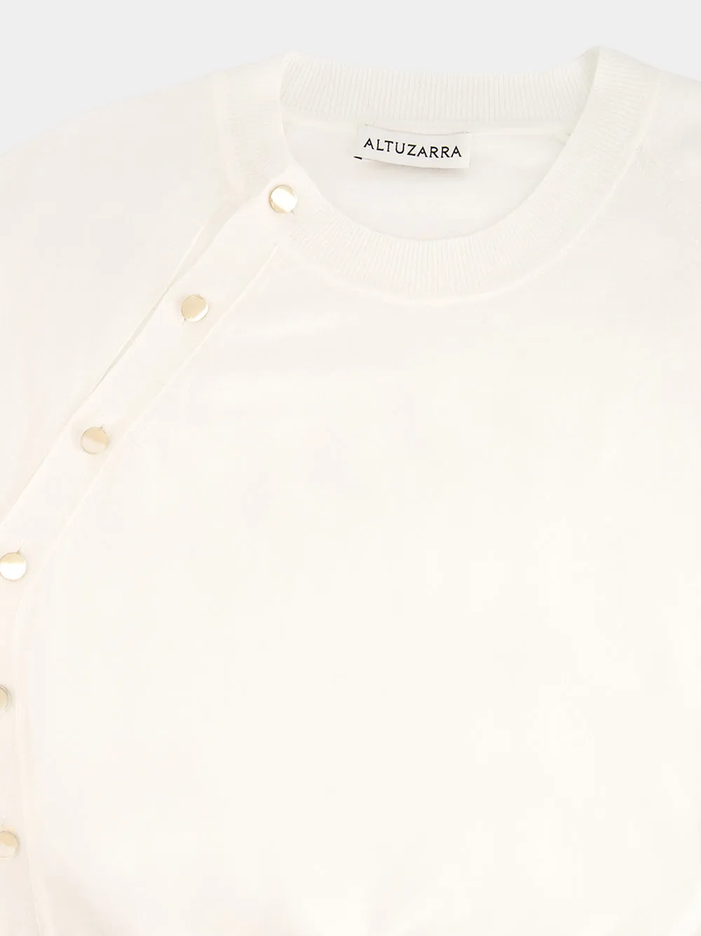 Natural White Mini Minamoto Knit Sweater sold by Fashion Clinic product image thumbnail 3