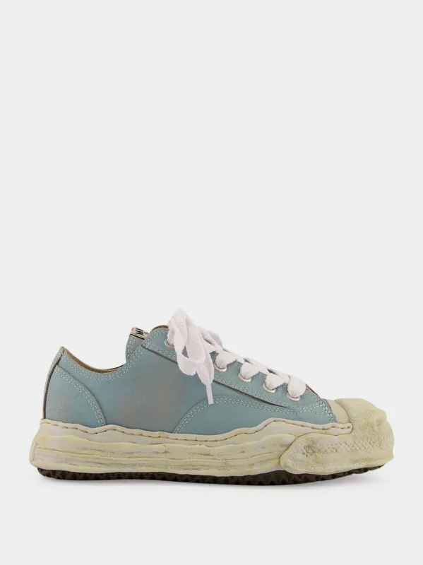 Light Blue Hank OG Sole Sneakers made by Maison MIHARA YASUHIRO