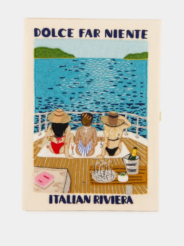 Dolce Far Niente Clutch made by Olympia Le-Tan