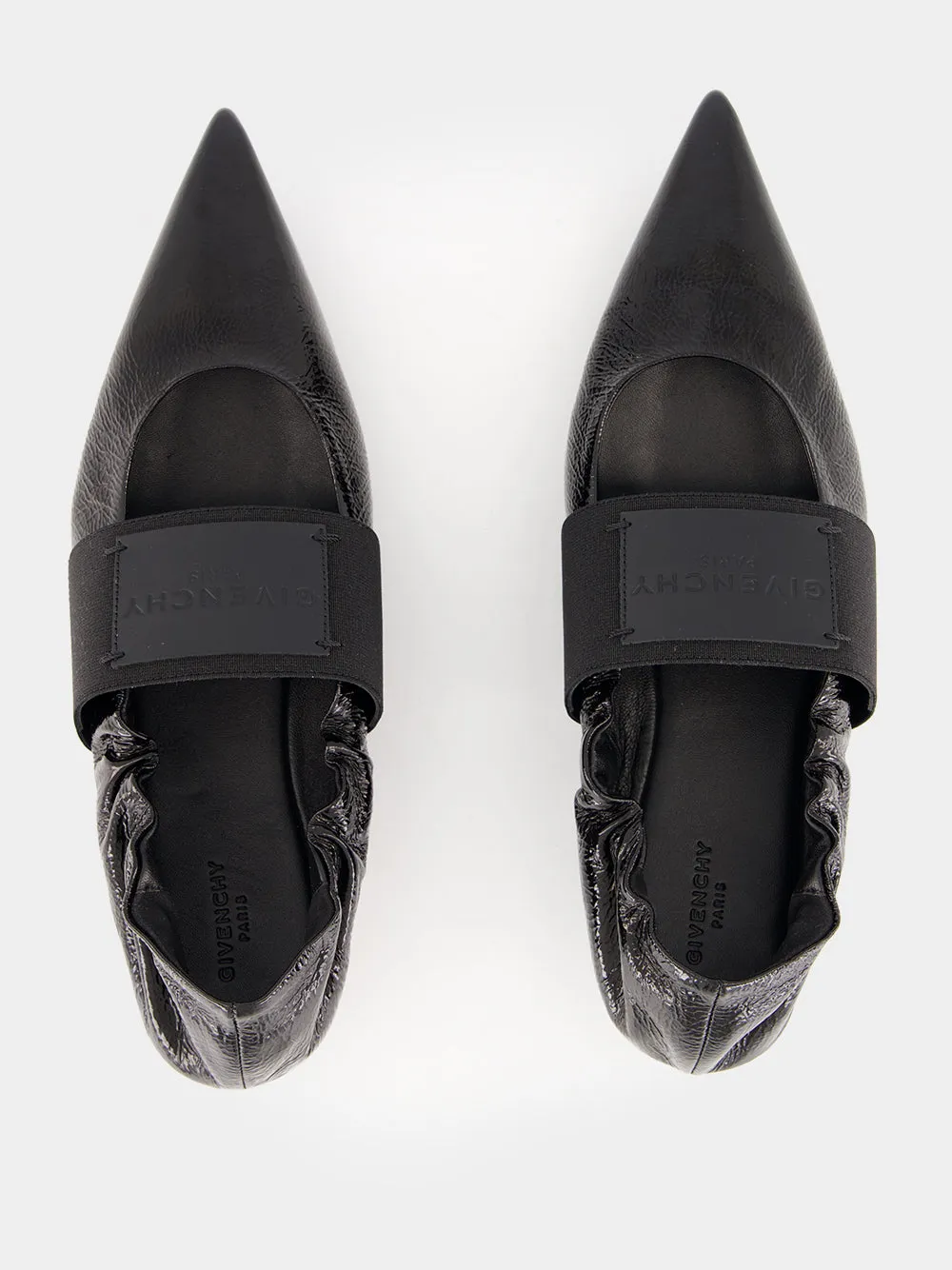 Black Crush Naplack Leather Ballerinas sold by Fashion Clinic product image thumbnail 5