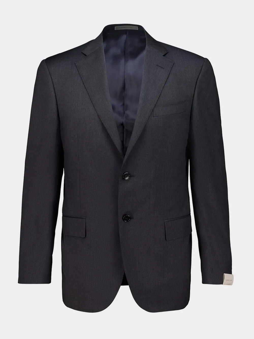Grey Lined Wool Suit sold by Fashion Clinic product image thumbnail 2