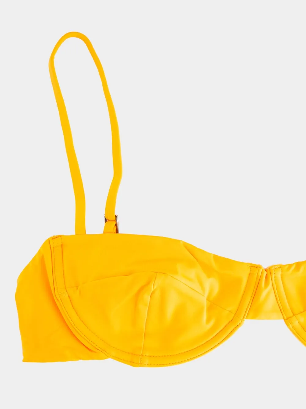 Mandarin Orange Adjustable Vintage Bikini Top sold by Fashion Clinic product image thumbnail 3
