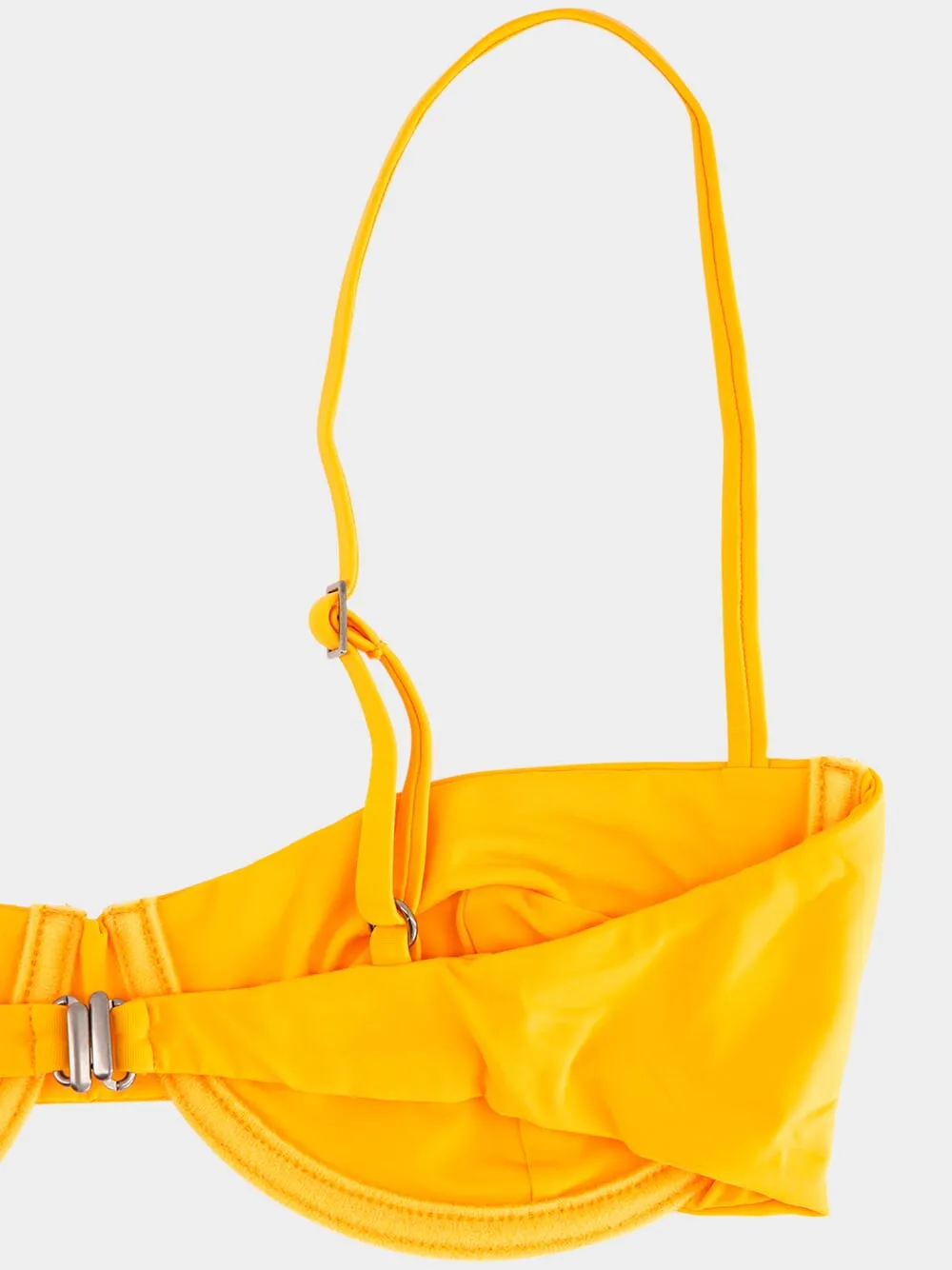 Mandarin Orange Adjustable Vintage Bikini Top sold by Fashion Clinic product image thumbnail 4