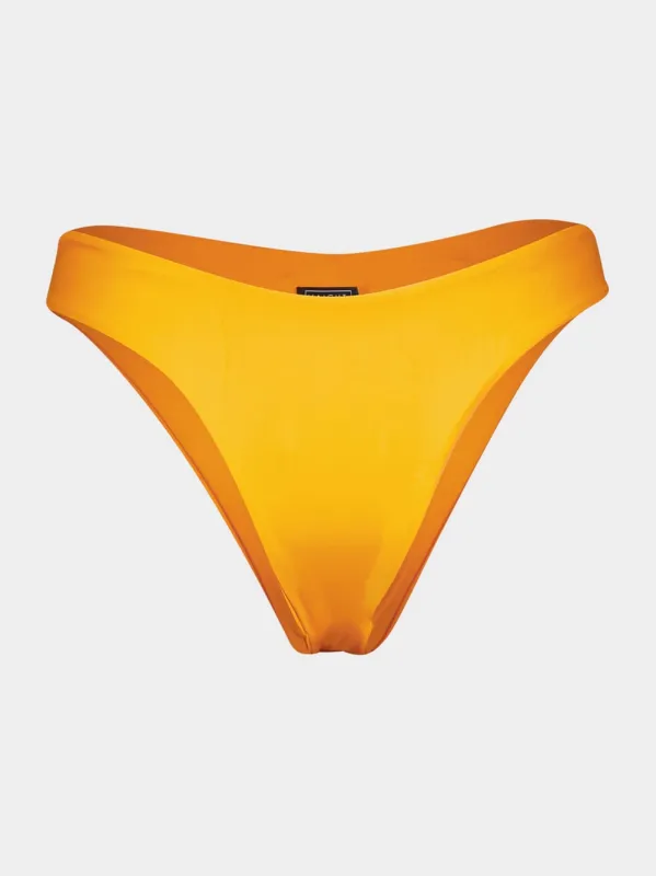 Mandarin Orange Leila Bikini Bottom made by Haight