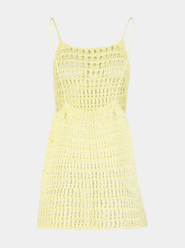Ivory Pipa Knit Dress made by Haight
