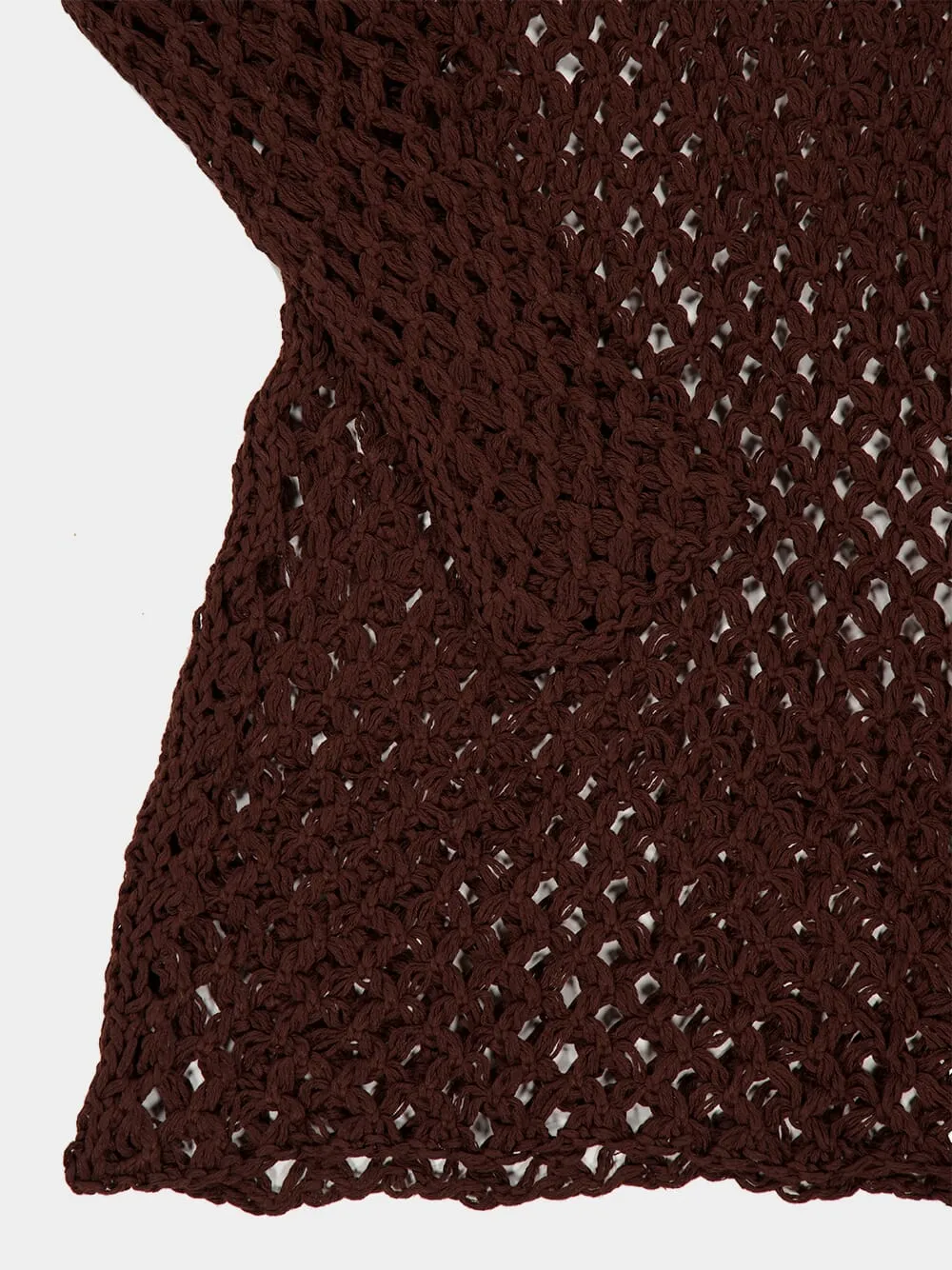 Brauna Brown Flavia Knit Mini Dress sold by Fashion Clinic product image thumbnail 4
