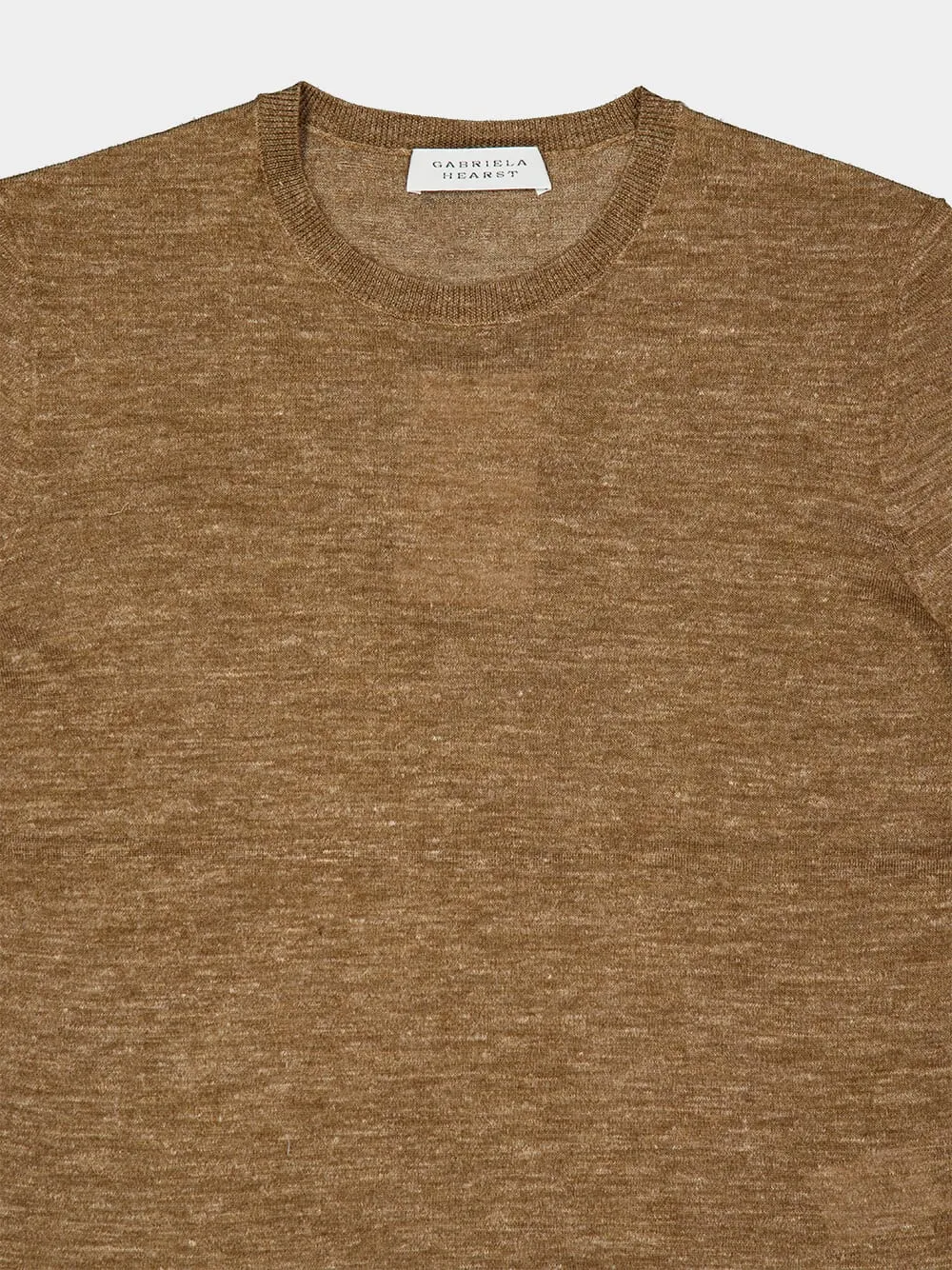 Chryse Knit T-Shirt in Chestnut Cashmere Silk sold by Fashion Clinic product image thumbnail 3
