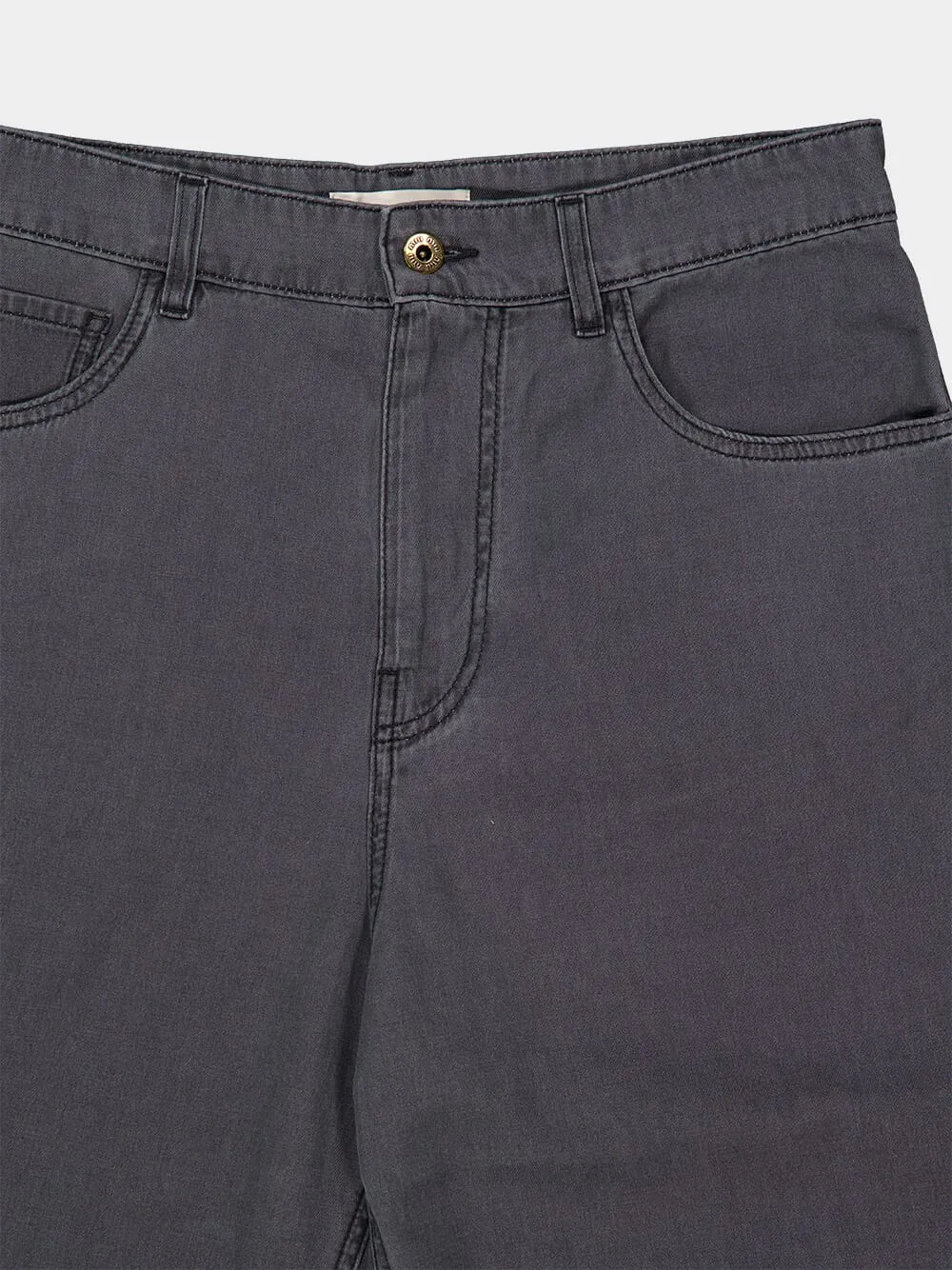 Black Chambray Wide-Leg Jeans sold by Fashion Clinic product image thumbnail 5