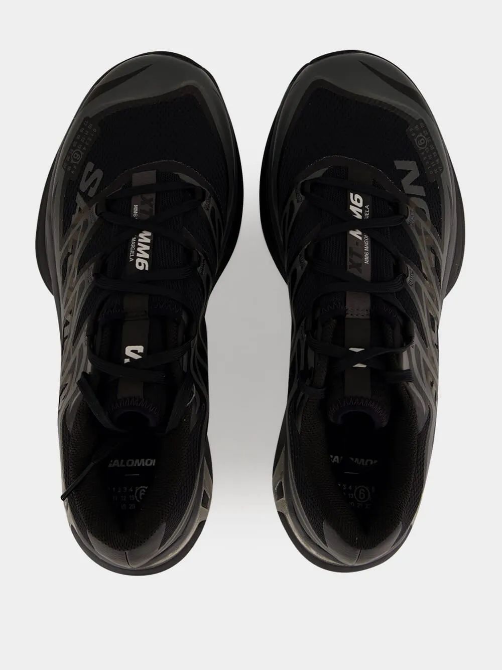 Black and Asphalt Salomon XT Sneakers sold by Fashion Clinic product image thumbnail 4