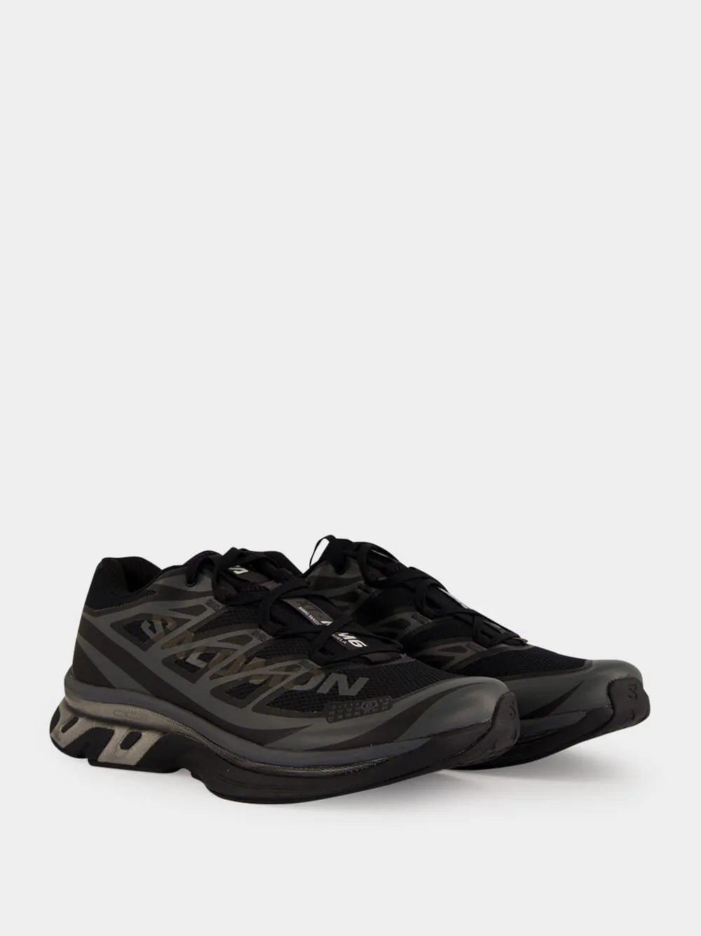 Black and Asphalt Salomon XT Sneakers sold by Fashion Clinic product image thumbnail 3