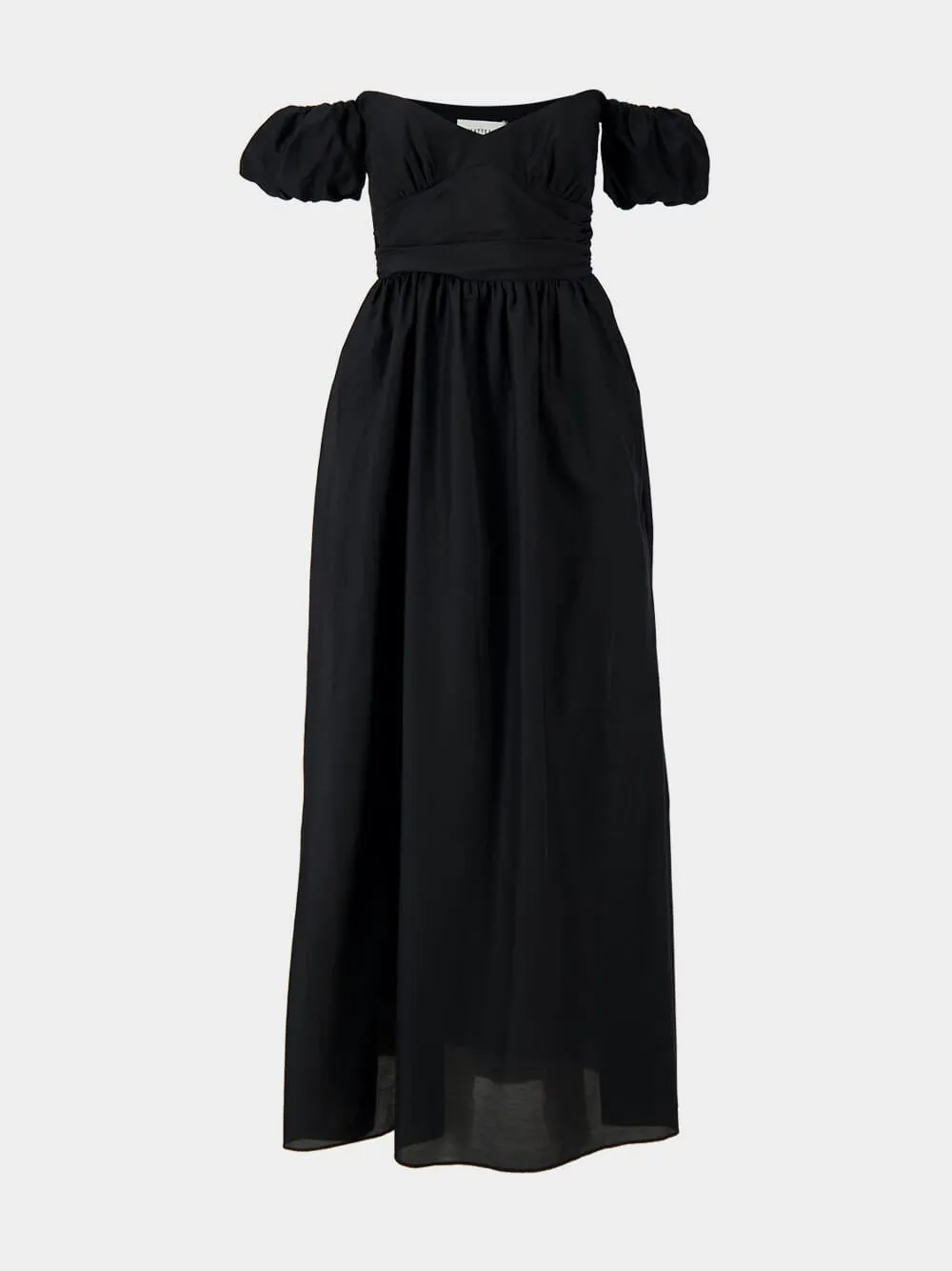 Black Off Shoulder Midi Dress sold by Fashion Clinic product image thumbnail 2