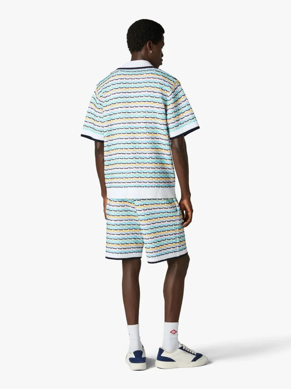 Multicolour Crochet Tuck Stitch Shirt sold by Fashion Clinic product image thumbnail 3