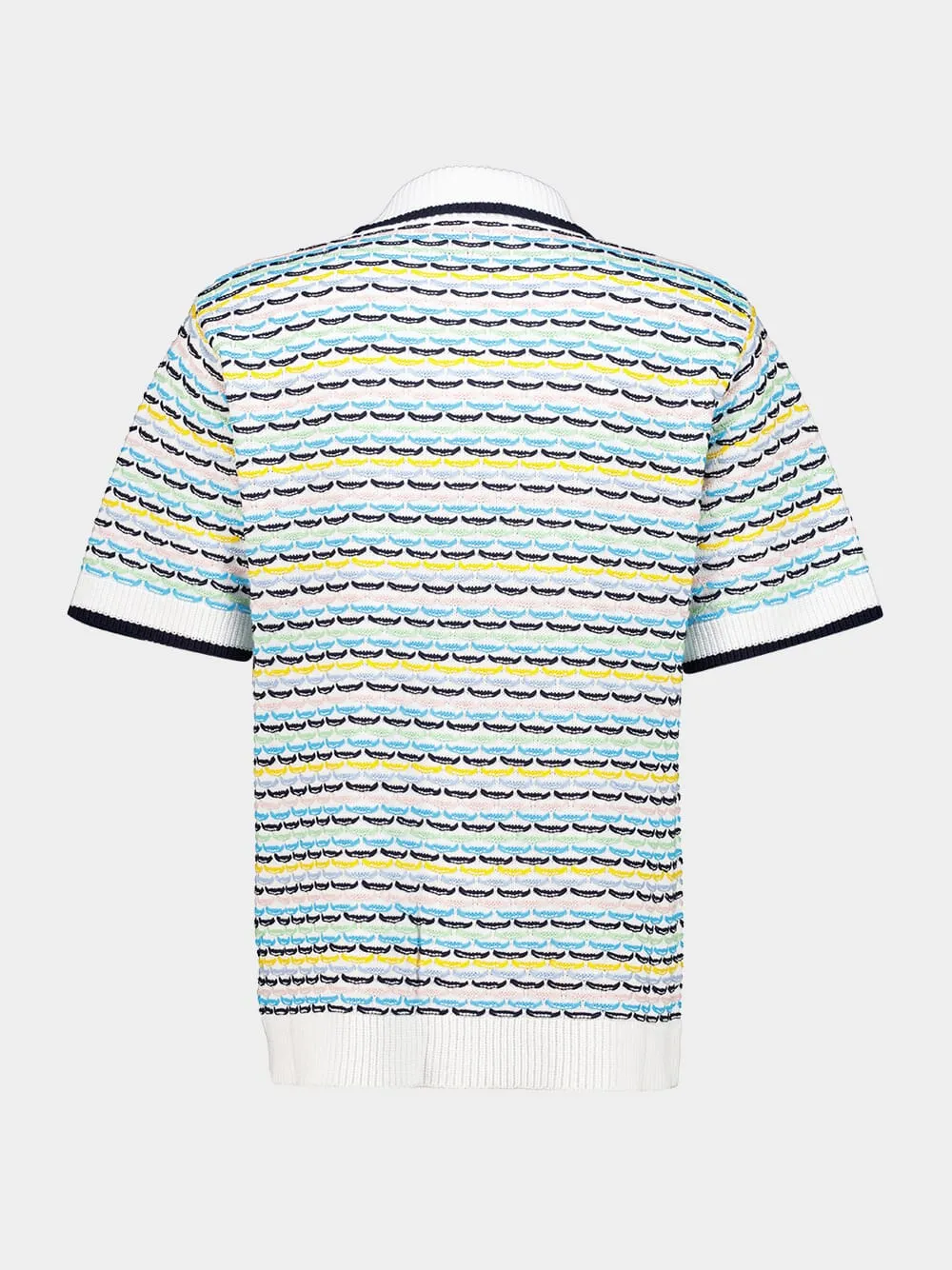 Multicolour Crochet Tuck Stitch Shirt sold by Fashion Clinic product image thumbnail 4