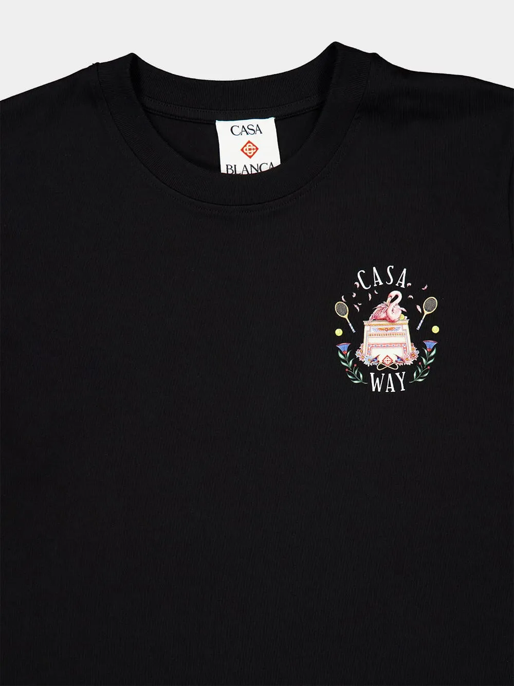 Black Casa Way T-Shirt sold by Fashion Clinic product image thumbnail 3