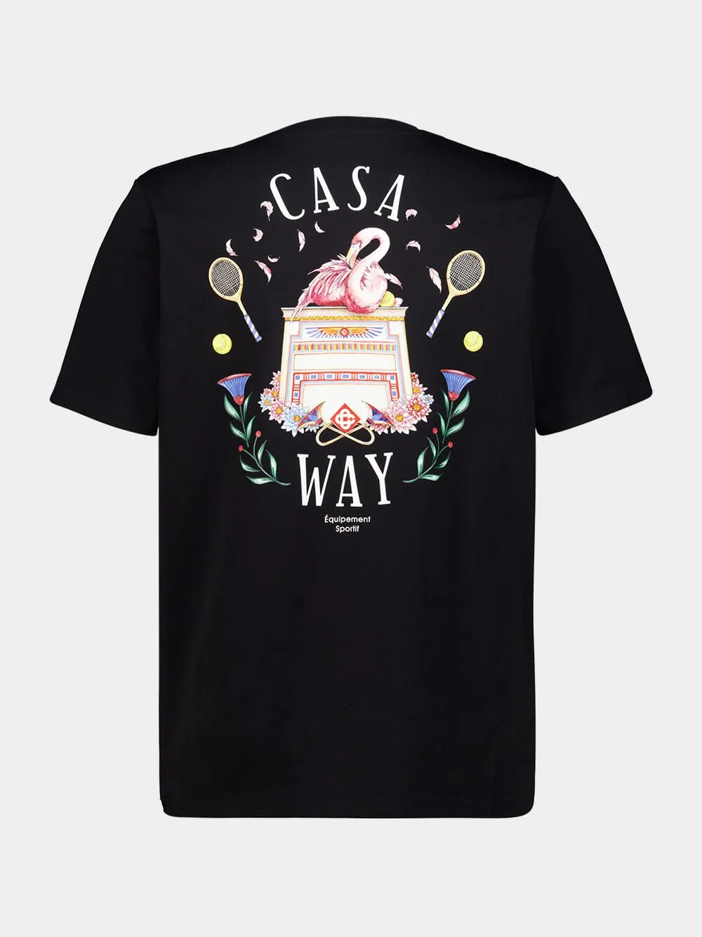 Black Casa Way T-Shirt sold by Fashion Clinic product image thumbnail 2