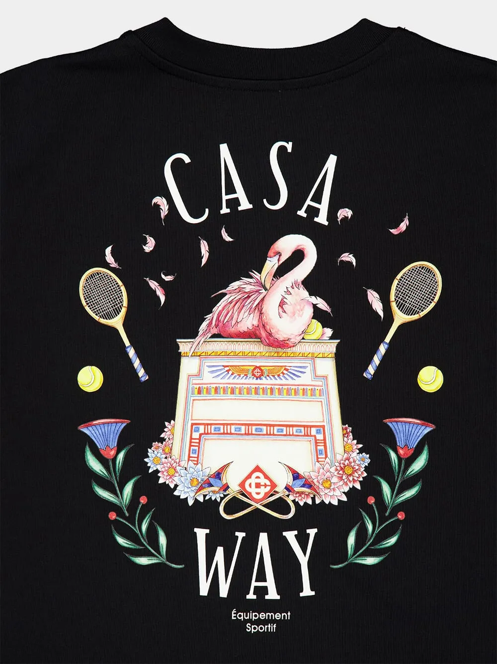 Black Casa Way T-Shirt sold by Fashion Clinic product image thumbnail 4