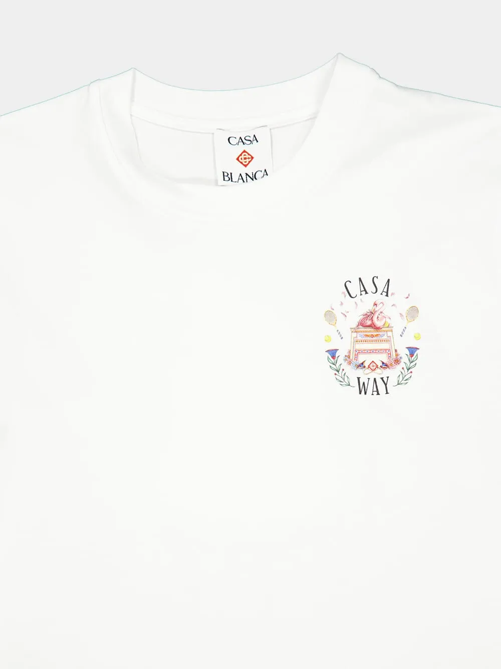 White Casa Way T-Shirt sold by Fashion Clinic product image thumbnail 3