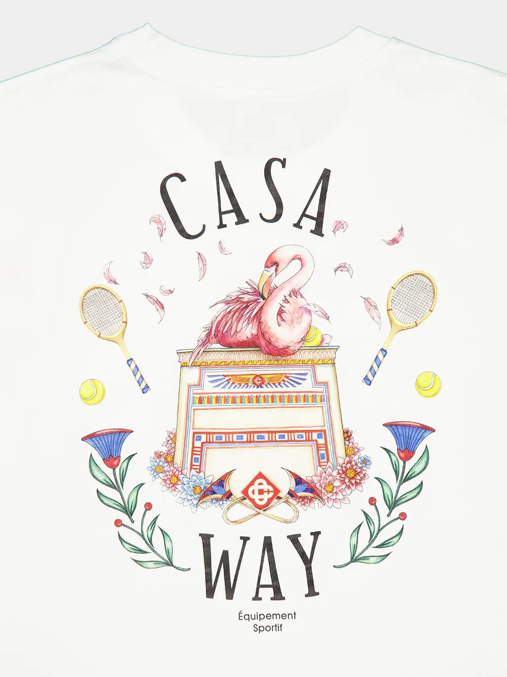 White Casa Way T-Shirt sold by Fashion Clinic product image thumbnail 4