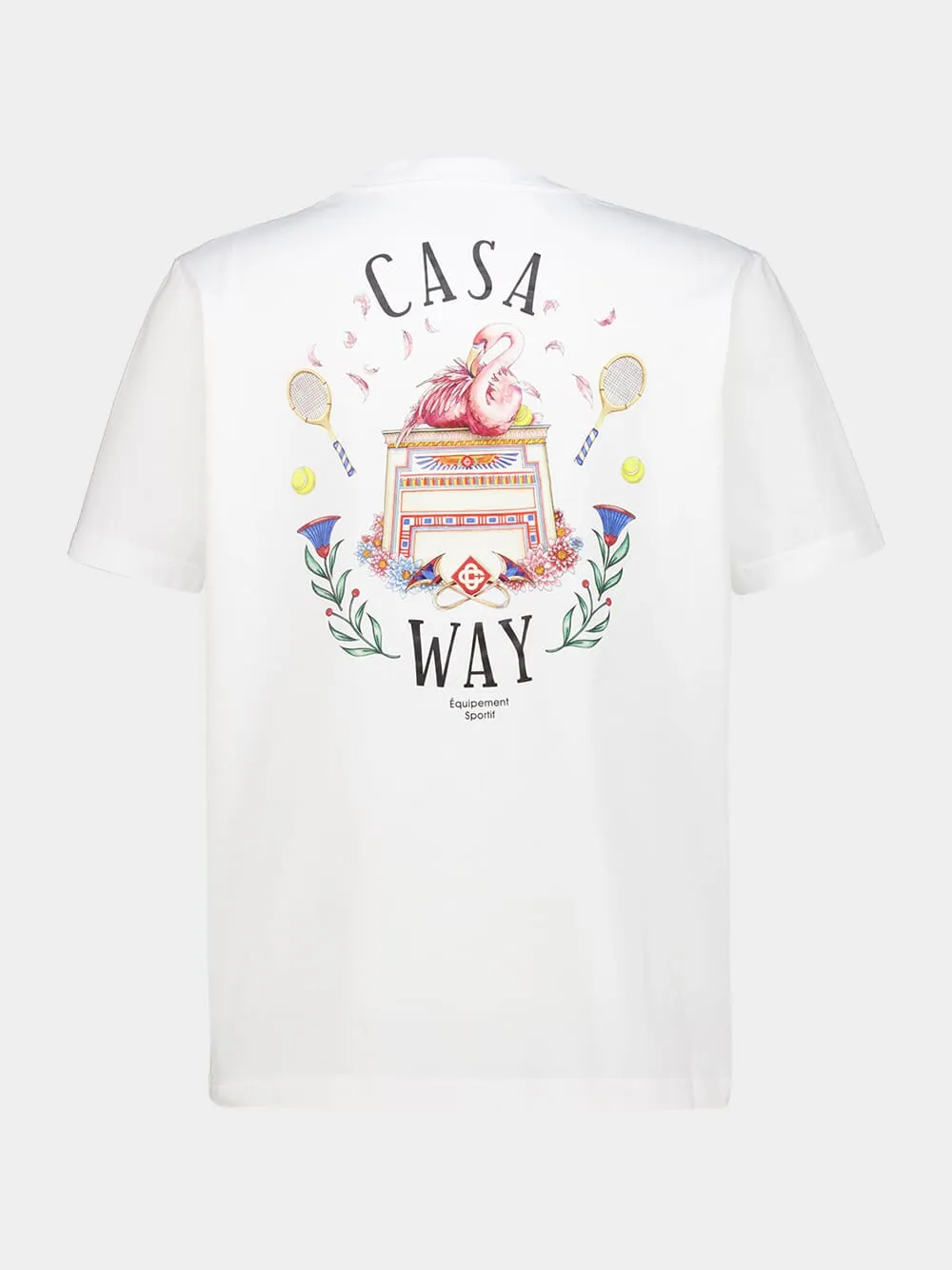 White Casa Way T-Shirt sold by Fashion Clinic product image thumbnail 2