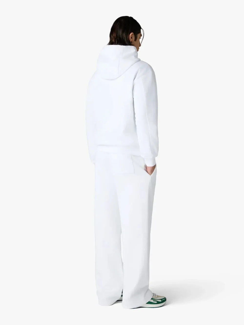White Tennis Club Triangle Hooded Sweatshirt sold by Fashion Clinic product image thumbnail 3