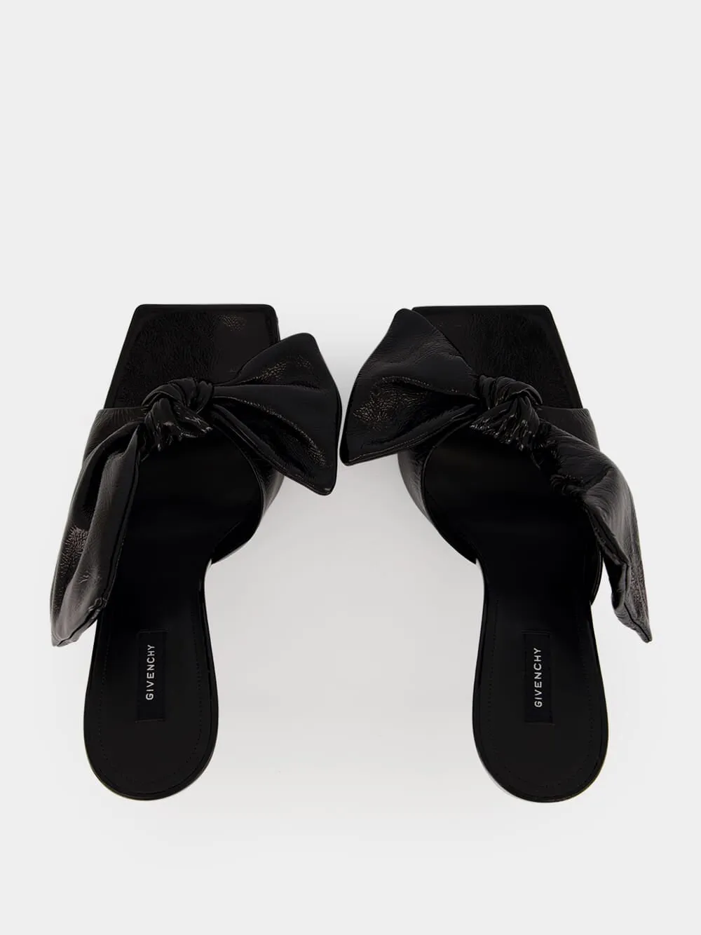 Boudoir Black Naplak High-Heel Sandals sold by Fashion Clinic product image thumbnail 4