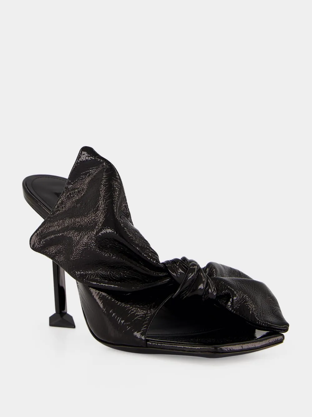 Boudoir Black Naplak High-Heel Sandals sold by Fashion Clinic product image thumbnail 2