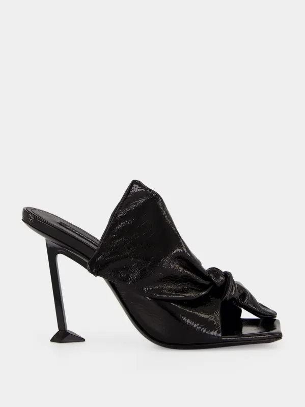 Boudoir Black Naplak High-Heel Sandals made by Givenchy