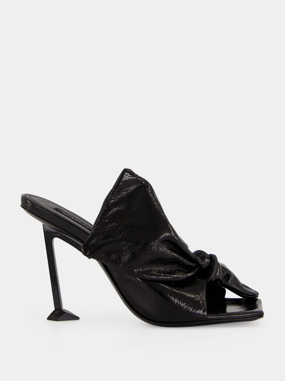 Boudoir Black Naplak High-Heel Sandals sold by Fashion Clinic