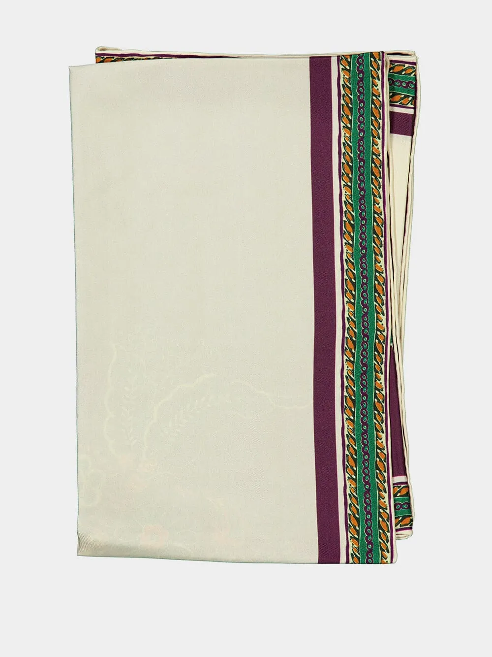 Purple Ruthie Silk Paisley Scarf sold by Fashion Clinic product image thumbnail 3