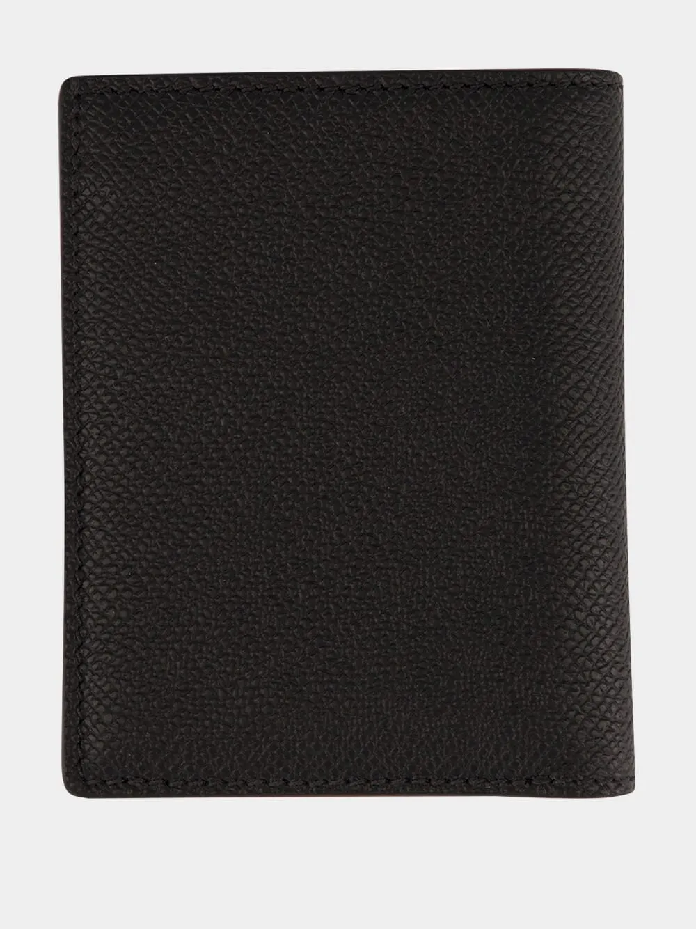 Black Small Grain Leather Cardholder sold by Fashion Clinic product image thumbnail 2