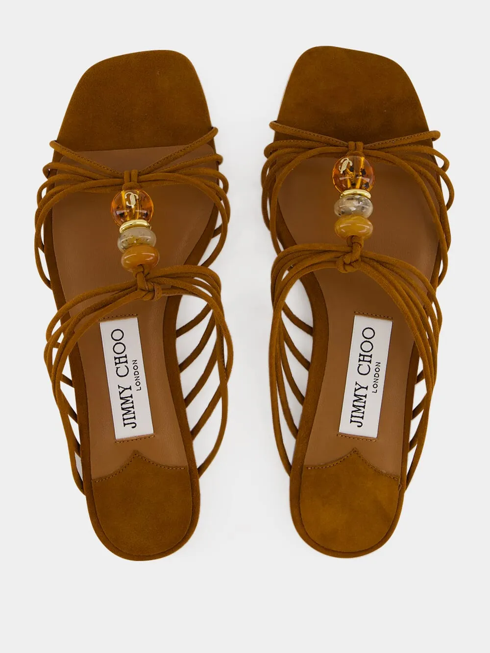 Tan Lova Mule Flat Suede Sandals sold by Fashion Clinic product image thumbnail 4